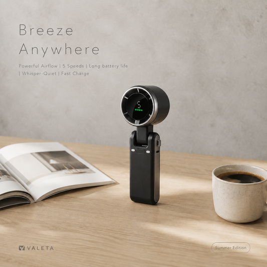 Portable Turbo Fan-Obsidian Black