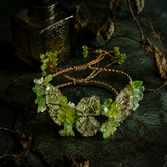 Demeter — Rooted Bloom (editorial dark)